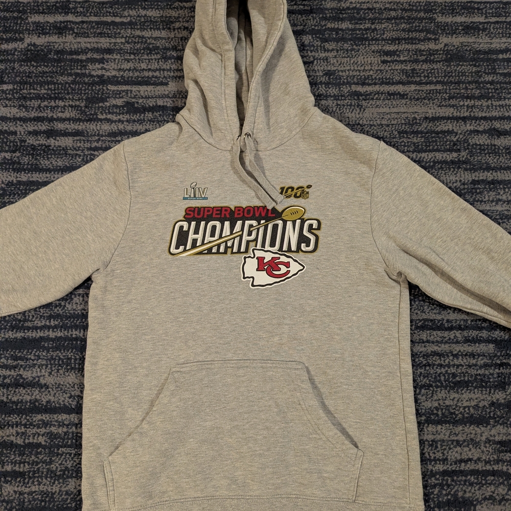 Fanatics Gray Super Bowl Champions Hoodie